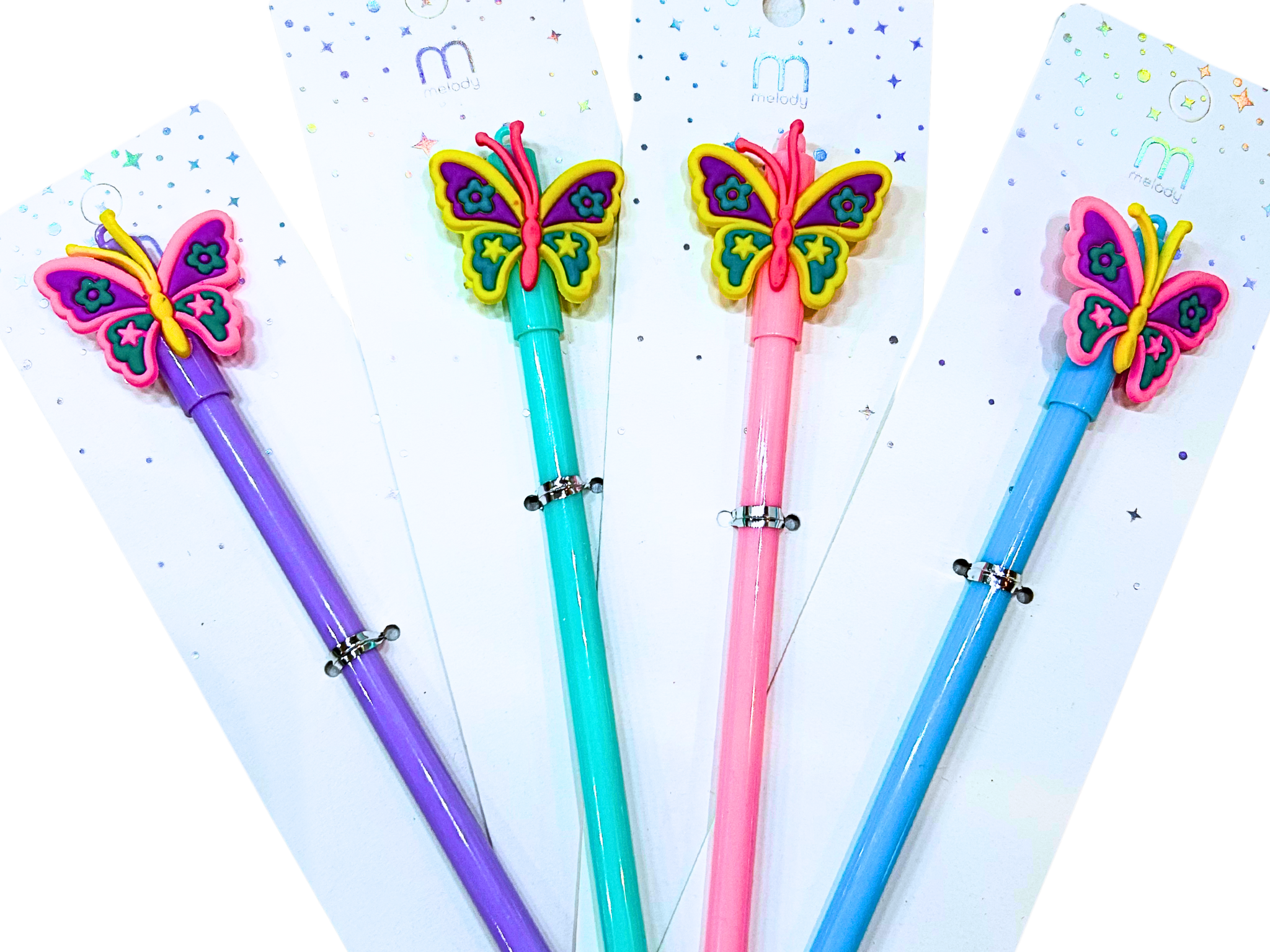 Set of 4 Butterfly Pens