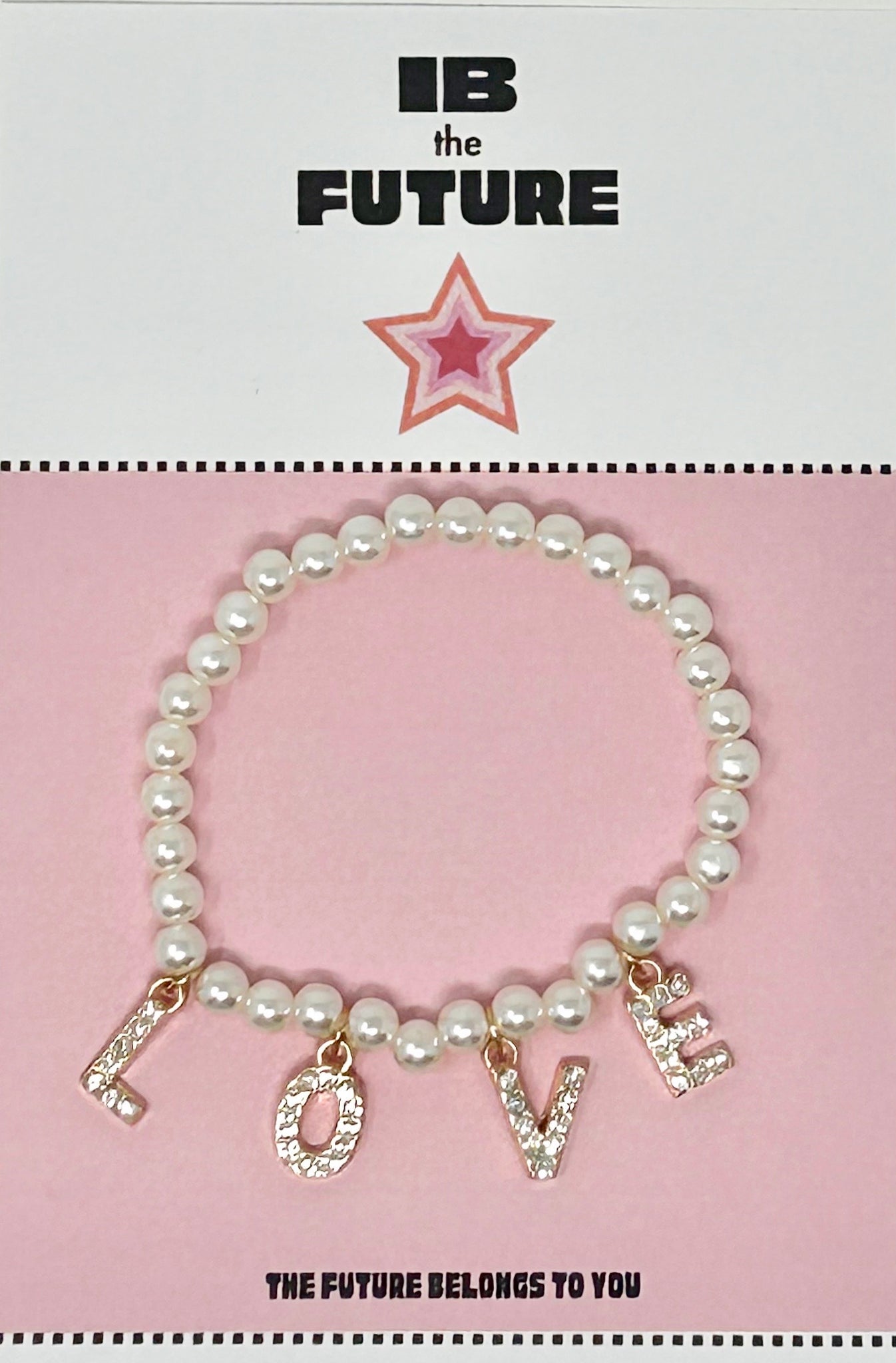 Love and Pearls Stretch Bracelet