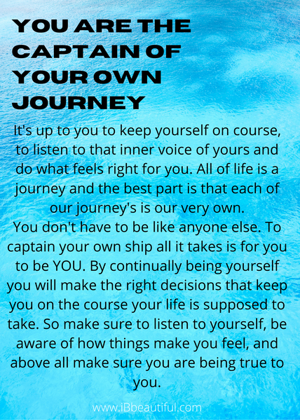 Captain of Your Own Journey