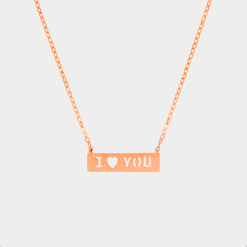 I (heart) You Necklace