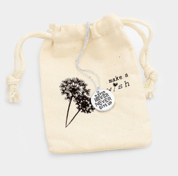 Never Never Never Give Up Necklace