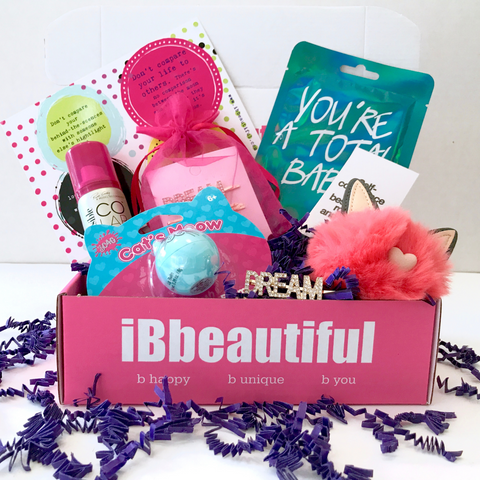 IBbeautiful monthly subscription box for girls ages 6 - 15